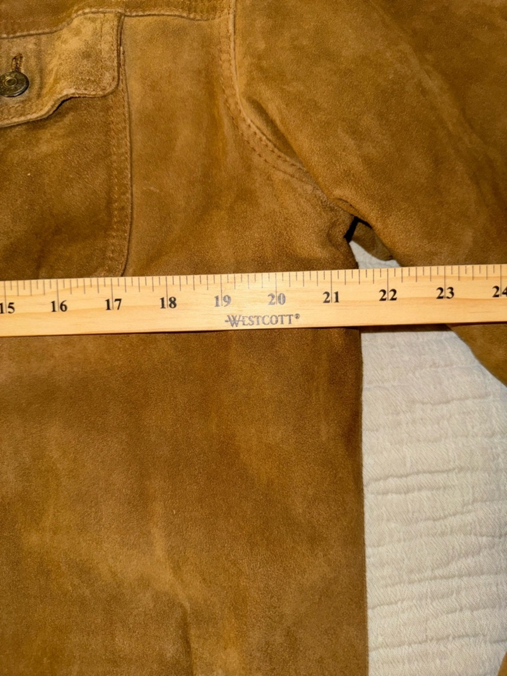 Gucci Suede Leather Field Jacket, Men’s Tan Brown Western, GUC, 0672 - Picture 4 of 16